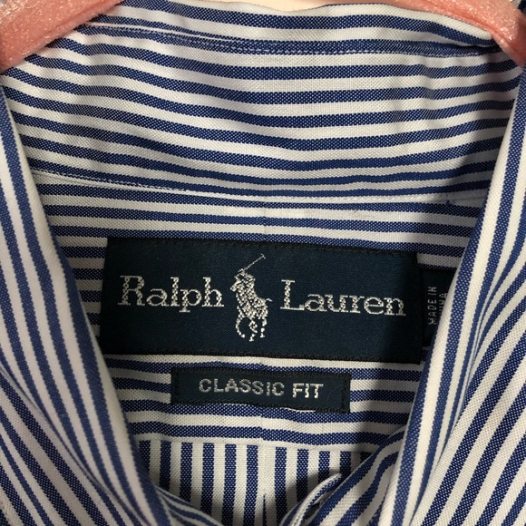 Ralph Lauren classic fit Shirt 16 - 32/33 NEW - Picture 2 of 2